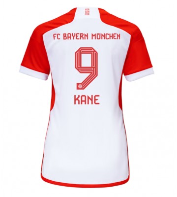 Lacne Ženy Futbalové dres Bayern Munich Harry Kane #9 2023-24 Krátky Rukáv - Domáci